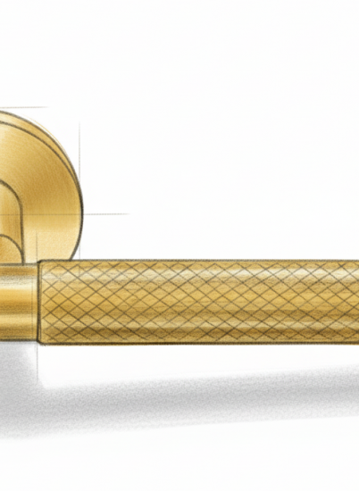 GRYPS by Colombo Design- The knurled finish gives the detail a styling edge